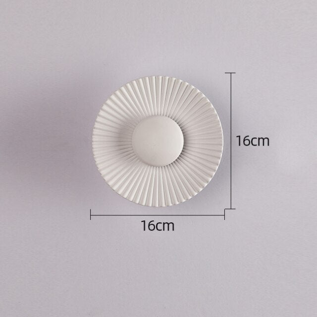Applique Hasna SunRay | Soleil métallique LED 16 cm