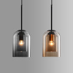 Suspension en verre coloré | Nordique, câble 150 cm