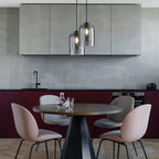 Suspension en verre coloré | Nordique, câble 150 cm