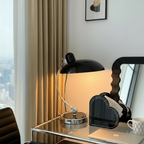 Lampe à poser ScandiArc | Métal courbé, H 42,5 cm