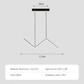 Suspension linéaire en aluminium | Nordique, 45 ou 90 cm